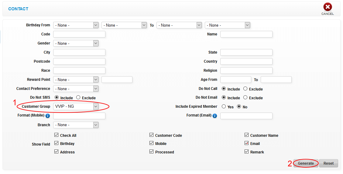 How to use Contact Marketing? WESS Help